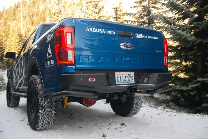 ARB Summit Rear Bumper 19 - 20 Ford Ranger Suite OE Towbar Bumpers offroad accessory | Iron Ridge Offroad
