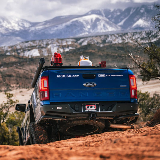 ARB Summit Rear Bumper 19 - 20 Ford Ranger Suite OE Towbar Bumpers offroad accessory | Iron Ridge Offroad