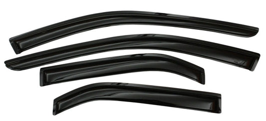 AVS 11 - 19 Ford Ranger Crew Cab Ventvisor Outside Mount Window Deflectors 4pc - Smoke Deflectors offroad accessory | Iron Ridge Offroad