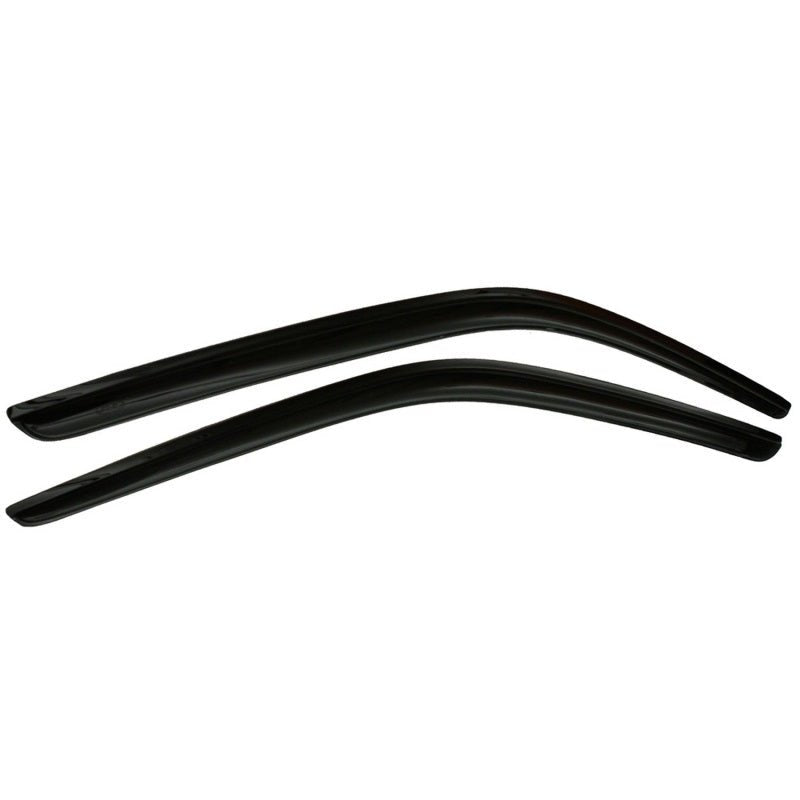 AVS 19 - 22 Ford Ranger (Extended Cab Pickup) Ventvisor Outside Mount Window Deflectors 2pc - Smoke Deflectors offroad accessory | Iron Ridge Offroad