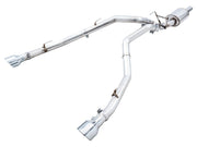 AWE 0FG Dual Rear Exit Catback Exhaust Chrome Silver Tips (REAR): Dodge & RAM Classic 1500 5.7L 2009-21 Exhaust, Mufflers & Tips offroad accessory | Iron Ridge Offroad