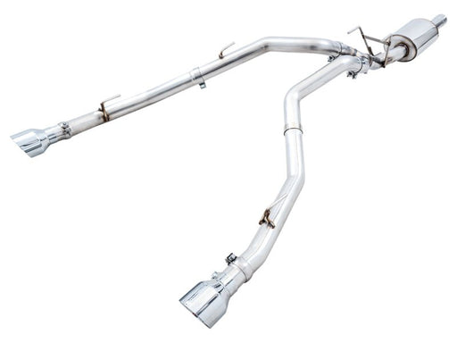 AWE 0FG Dual Rear Exit Catback Exhaust Chrome Silver Tips (REAR): Dodge & RAM Classic 1500 5.7L 2009-21 Exhaust, Mufflers & Tips offroad accessory | Iron Ridge Offroad