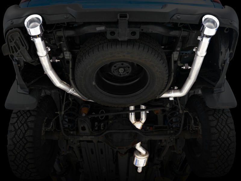 AWE 0FG Dual Rear Exit Catback Exhaust Chrome Silver Tips (REAR): Dodge & RAM Classic 1500 5.7L 2009-21 Exhaust, Mufflers & Tips offroad accessory | Iron Ridge Offroad