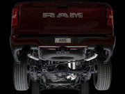 AWE Tuning 0FG Catback Exhaust Diamond Black Tips (REAR): Ram 1500 2025 3.0L Hurricane Exhaust, Mufflers & Tips offroad accessory | Iron Ridge Offroad