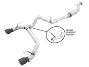 AWE Tuning 2021+ Ford Bronco 0FG Dual Rear Exit Exhaust w/Diamond Black Tips & Bash Guard Exhaust offroad accessory | Iron Ridge Offroad