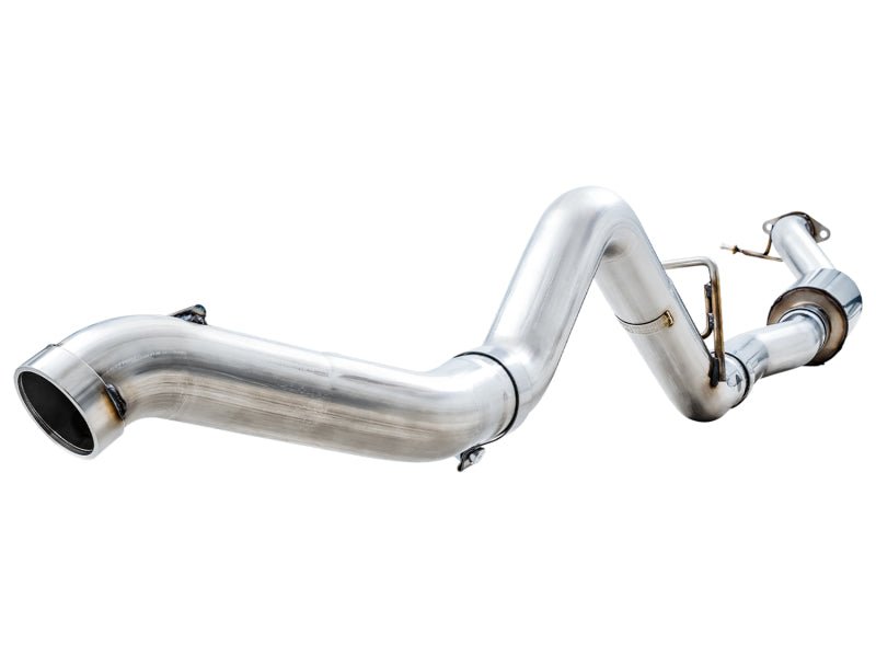AWE Tuning 2021+ Ford Bronco 0FG Exhaust (No Tips) w/ Bash Guard Exhaust offroad accessory | Iron Ridge Offroad