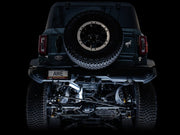 AWE Tuning 2021+ Ford Bronco 0FG Exhaust (No Tips) w/ Bash Guard Exhaust offroad accessory | Iron Ridge Offroad