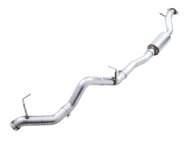 AWE Tuning 2021+ Ford Bronco 0FG Exhaust (No Tips) w/ Bash Guard Exhaust offroad accessory | Iron Ridge Offroad