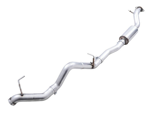 AWE Tuning 2021+ Ford Bronco 0FG Exhaust (No Tips) w/ Bash Guard Exhaust offroad accessory | Iron Ridge Offroad