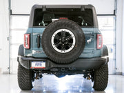 AWE Tuning 2021+ Ford Bronco 0FG Exhaust (No Tips) w/ Bash Guard Exhaust offroad accessory | Iron Ridge Offroad