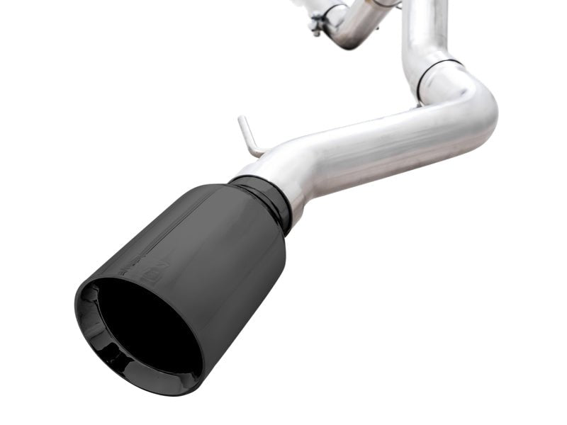 AWE Tuning 2021+ Ford Bronco 0FG Single Rear Exit Exhaust w/Diamond Black Tip & Bash Guard Exhaust offroad accessory | Iron Ridge Offroad