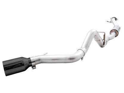 AWE Tuning 2021+ Ford Bronco 0FG Single Rear Exit Exhaust w/Diamond Black Tip & Bash Guard Exhaust offroad accessory | Iron Ridge Offroad
