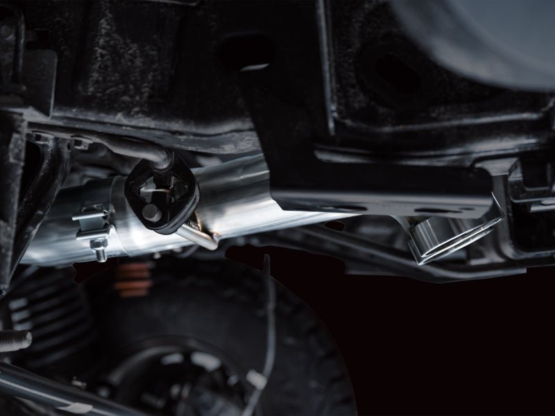AWE Tuning 2021+ Ford Bronco Raptor 4WD Dual BashGuards Cat - Back SwitchPath Exhaust (No Tips) Exhaust offroad accessory | Iron Ridge Offroad
