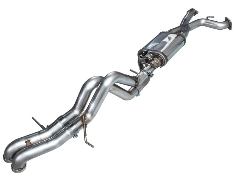 AWE Tuning 2021+ Ford Bronco Raptor 4WD Dual BashGuards Cat - Back SwitchPath Exhaust (No Tips) Exhaust offroad accessory | Iron Ridge Offroad