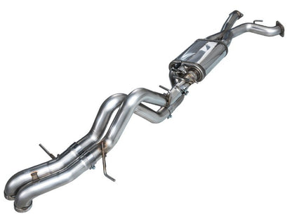 AWE Tuning 2021+ Ford Bronco Raptor 4WD Dual BashGuards Cat - Back SwitchPath Exhaust (No Tips) Exhaust offroad accessory | Iron Ridge Offroad