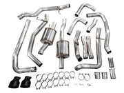 AWE Tuning Dual Rear Exit Catback Exhaust | RAM 1500 (25+) (3015-33630) Exhaust, Mufflers & Tips offroad accessory | Iron Ridge Offroad