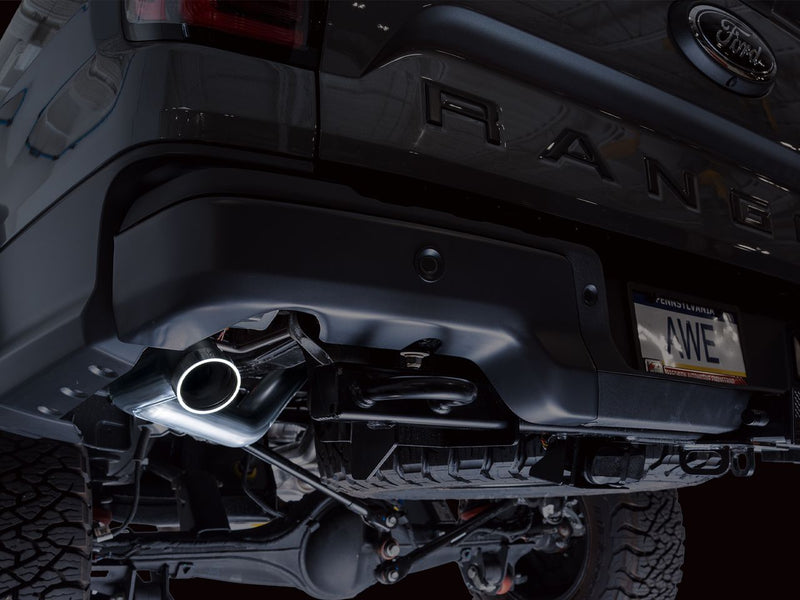 AWE Tuning SwitchPath™ Cat-Back Exhaust BashGuard Tips Ford Ranger Raptor | 2024-26 (3025-38306) Exhaust, Mufflers & Tips offroad accessory | Iron Ridge Offroad
