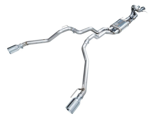 AWE Tuning SwitchPath™ Cat-Back Exhaust Chrome Silver Tips Ford Ranger Raptor | 2024-26 (3025-32306) Exhaust, Mufflers & Tips offroad accessory | Iron Ridge Offroad
