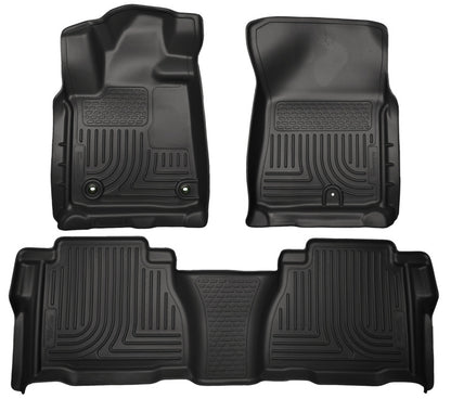 Husky Liners Weatherbeater Black Front & 2nd Seat Floor Liners | Toyota Tundra (12-13) (99591)