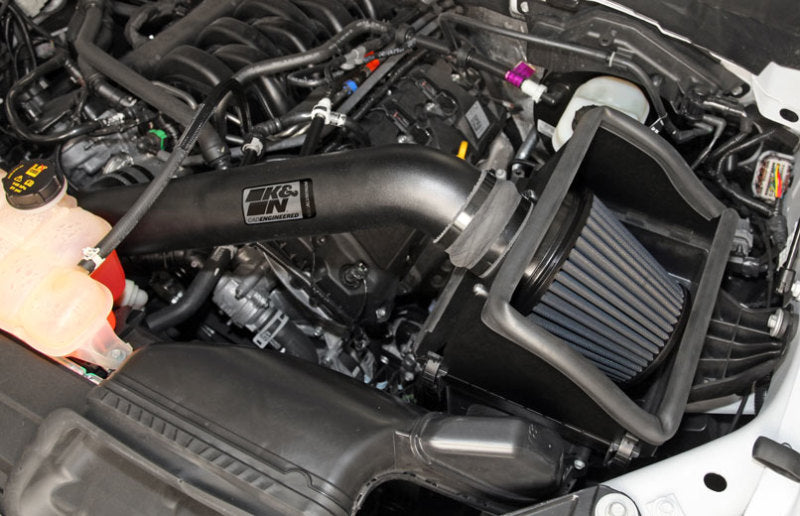 K&N 5.0L Performance Intake Kit | Ford F150 (15) (71-2591)