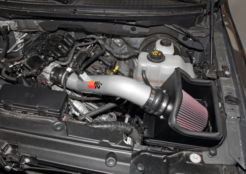 K&N 12-13 Ford F150 3.7L V6 High-Flow Performance Intake | Ford F150 (12-13) (77-2585KS)