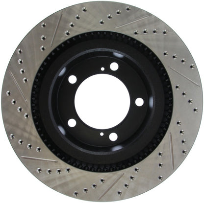 StopTech Front Left Slotted & Drilled Rotor | Toyota Tundra / Sequoia (14-21) (127.44156L)