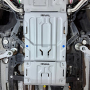 Rival 24-26 Ford Ranger / Ranger Raptor Aluminum Transmission And Cat Converter Skid Plate