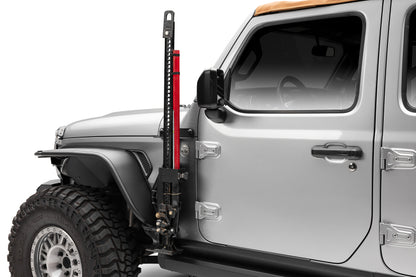 Go Rhino Front Fender Jack Mount (FRONT): Jeep Wrangler / Gladiator (07-26) - Textured Black