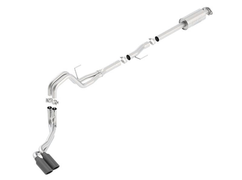 Borla 15-20 Ford F-150 3.5L EcoBoost Ext. Cab Standard Bed Black Chrome ATAK Exhaust | Ford F-150 (15-20) (140619BC)
