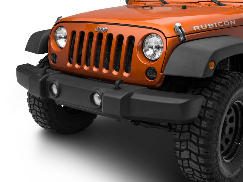 Raxiom Axial Series Smoked LED Front Turn Signals: Fits Most Jeep Wrangler Models (2007-2018)