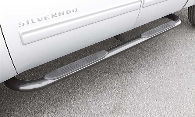 LUND 97-98 Ford F-150 SuperCab 4in Oval Curved SS Nerf Bars | Ford F-150 (97-03)