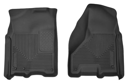 Husky Liners Black X-Act Contour Front Floor Liners (FRONT): Fits Dodge / Ram (09-24) - Black