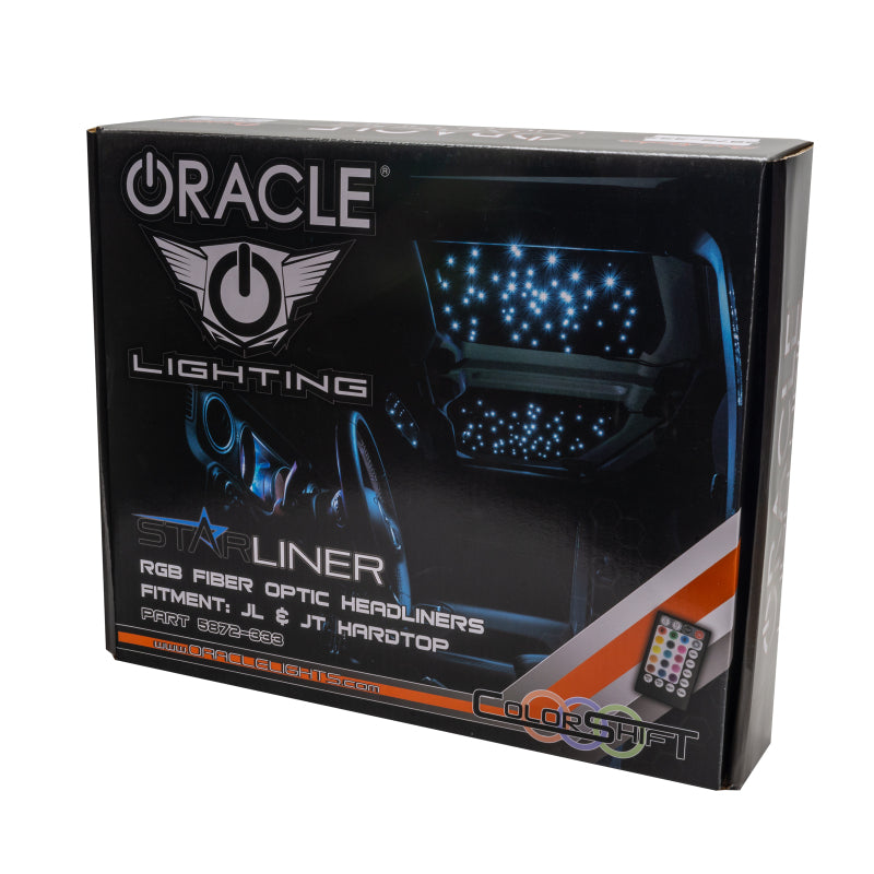 ORACLE Lighting StarLINER Fiber Optic Hardtop Headliner: Jeep Wrangler (18-24) / Gladiator (20-24)