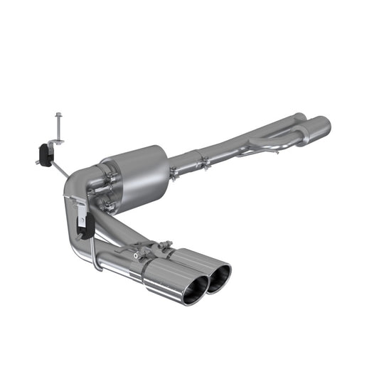 MBRP 4.5L/5.3L Pre-Axle D&S Cat-Back Exhaust w/ 4in OD Tip | Chevy 1500 (S5092AL)