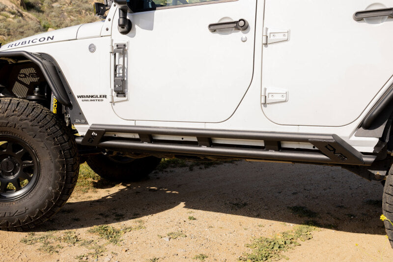 DV8 Offroad Rock Sliders | Jeep Wrangler JK 4-Door (07-18) (SRJK-07)