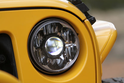 KC HiLiTES Gravity LED Pro 7" Headlights (FRONT): Jeep Wrangler JK 2007-2018