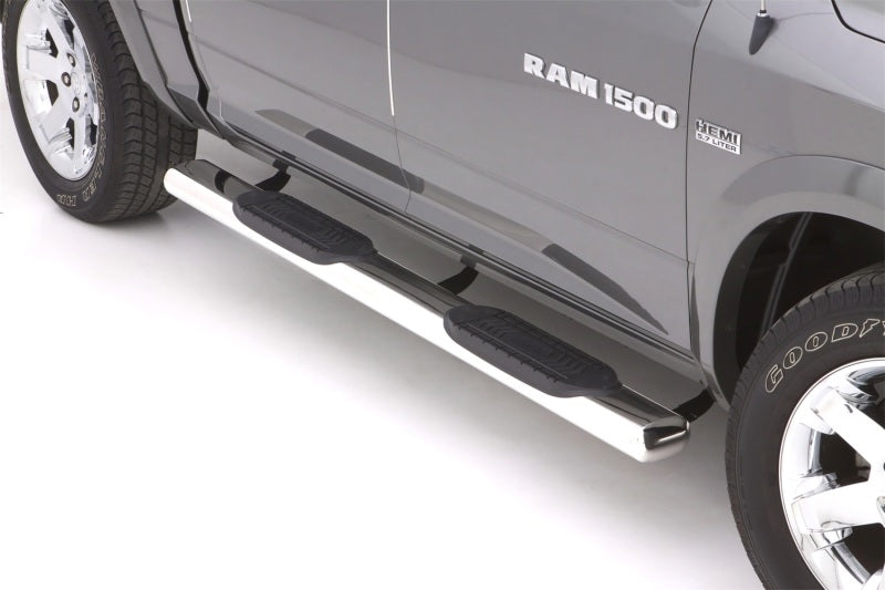 LUND 6in. Oval Straight SS Nerf Bars | Dodge Ram 2500 (09-18) / Ram 1500 (09-24) / Ram 3500 (11-18) / 19-25 Ram 2500/3500 (19-25) (24385007)