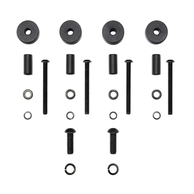 Westin Textured Black LED Cowl Mount: Jeep Wrangler (18-24) / Gladiator (20-24)