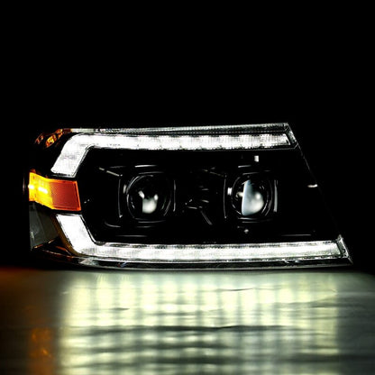AlphaRex LUXX-Series Alpha-Black Projector Headlights | Ford F150 / Lincoln Mark LT (04-08) (880133)