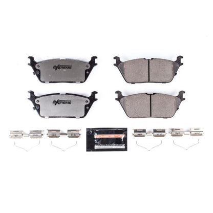 PowerStop Rear Brake Pads (REAR): Jeep Grand Wagoneer / Grand Wagoneer L / Wagoneer / Wagoneer L / Ram 1500 (2019-2025) w/ Hardware