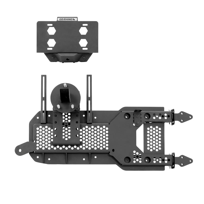 Go Rhino Rockline Body Mount Spare Tire Carrier: Jeep Wrangler (07-26)