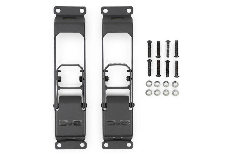 DV8 Offroad Powder Coated Hinge Mounted Step: Jeep Wrangler / Gladiator (2018-2026)