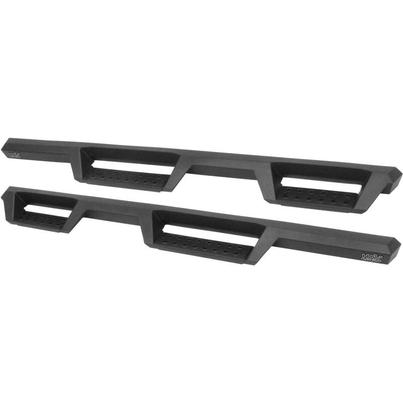 Westin Heavy Duty Textured Black Drop Nerf Step Bars: Jeep Wrangler JL Unlimited 2018-2024