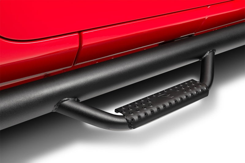N-Fab Wheel-to-Wheel Nerf Step Bar 3in: Jeep Wrangler (07-18) - Black