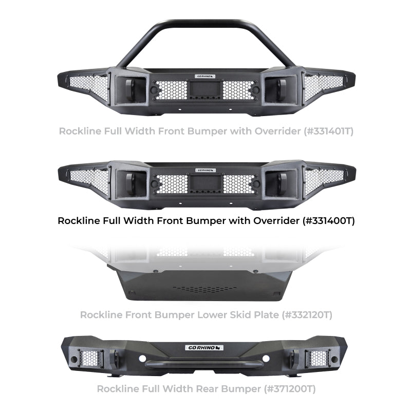 Go Rhino Rockline Full Width Bumper | Ford Bronco (21-24) (331400T)