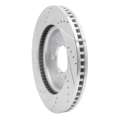 R1 21-25 Ford F-150 RWD Front Right Drilled & Slotted Silver Brake Rotor | Ford F-150 (21-25) (631-54287R)