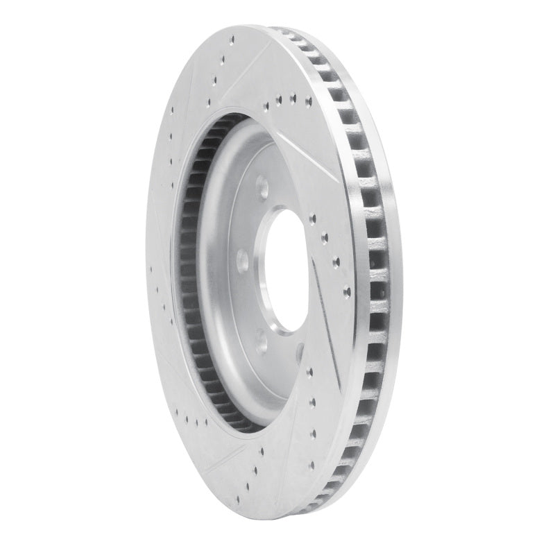 R1 21-25 Ford F-150 RWD Front Right Drilled & Slotted Silver Brake Rotor | Ford F-150 (21-25) (631-54287R)