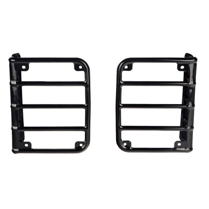 Rugged Ridge Black Euro Tail Light Guards | Jeep Wrangler JK / JL (11226.02)