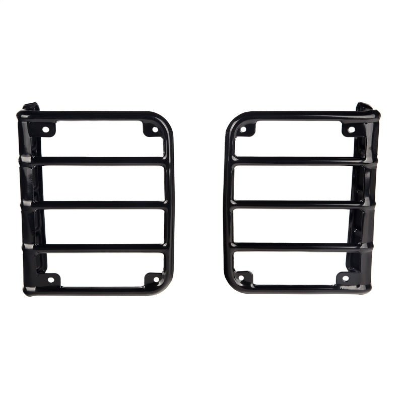 Rugged Ridge Black Euro Tail Light Guards | Jeep Wrangler JK / JL (11226.02)