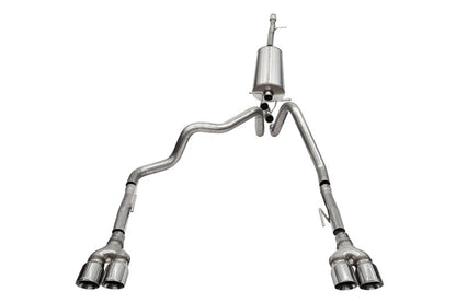CORSA Sport / 3.0 in Cat-Back DRE Twin 4.0 in | Silverado/Sierra 19-23 6.2L (21200BPC)